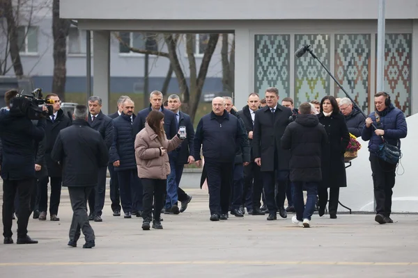 Александр Лукашенко 14 ноября стадион «Трактор»